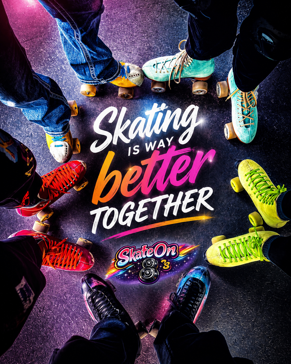 Skate On 8's — Skating Is Way Better Together